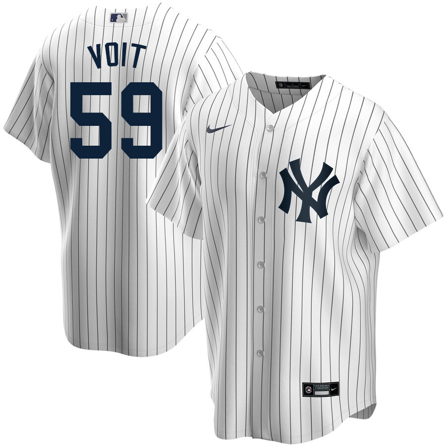 2020 Nike Men #59 Luke Voit New York Yankees Baseball Jerseys Sale-White